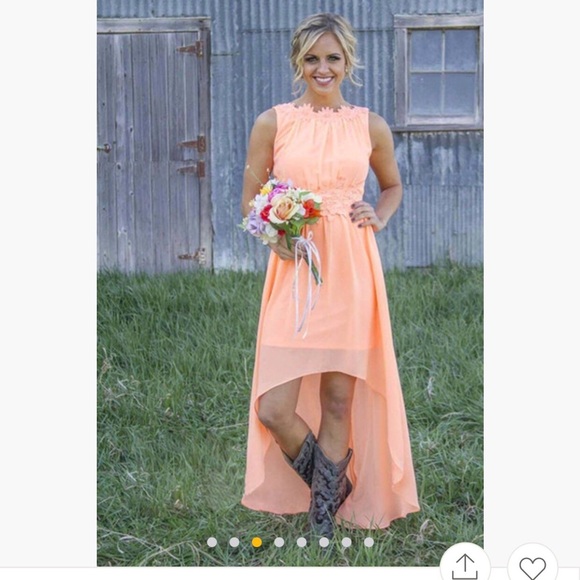 New Women’s/Girls Yellow Cocktail/Bridesmaid/Semi Dress Sz 6 - Picture 4 of 6